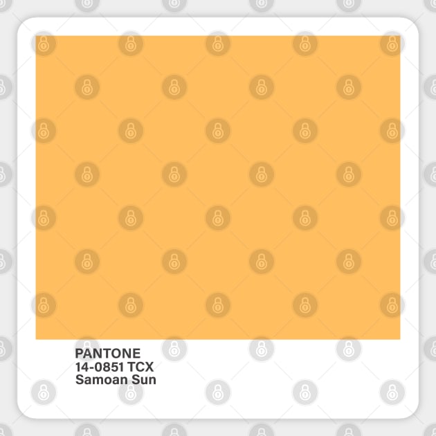 pantone 14-0851 TCX Samoan Sun Sticker by princessmi-com